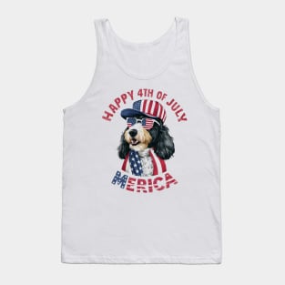 Happy 4th of July Merica | Dog lover gifts Tank Top